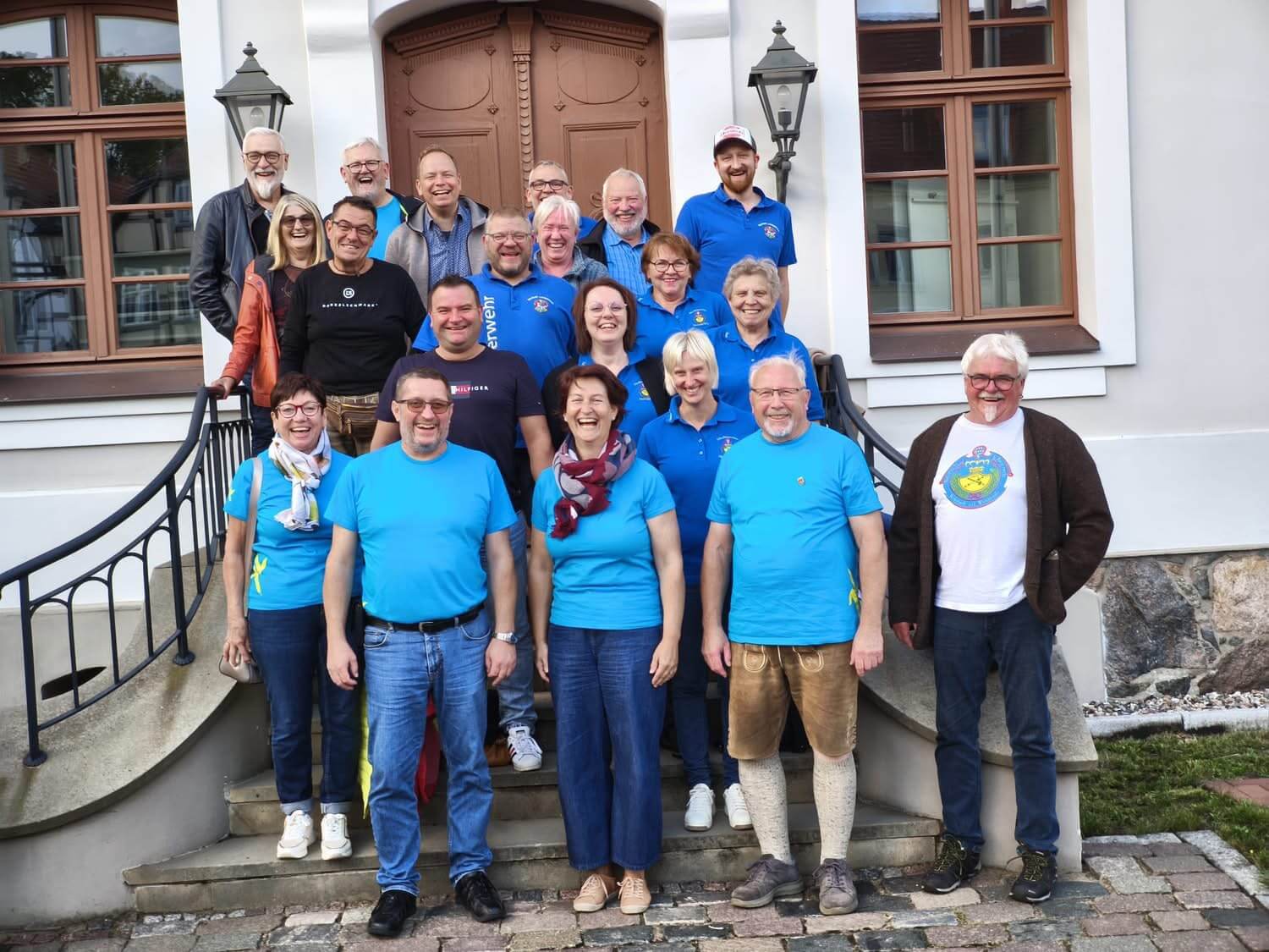 Die Waldnaab - Delegation in Neustadt - Glewe (Foto: Hermann Schmid).