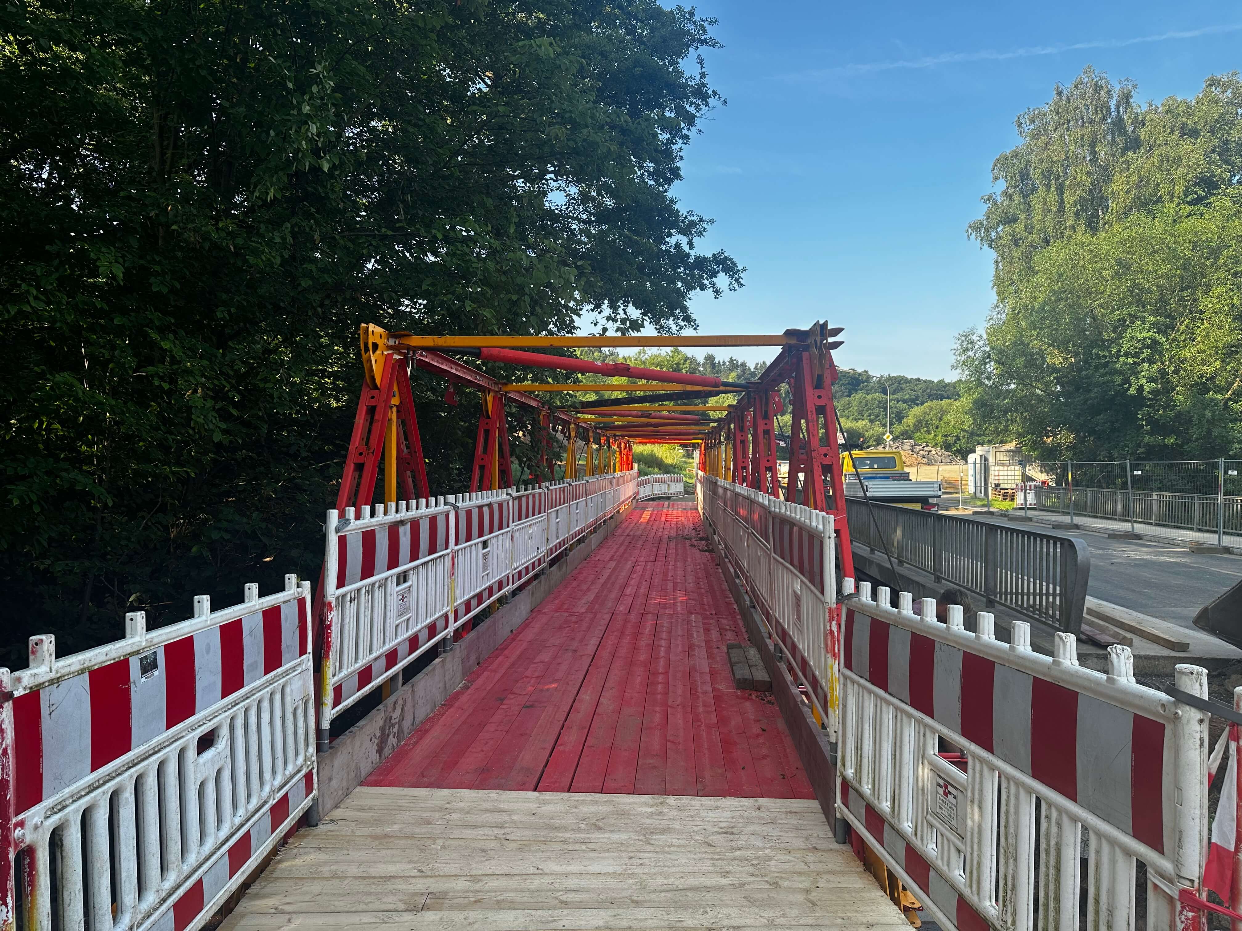 Behelfsbrücke Fabrikstraße